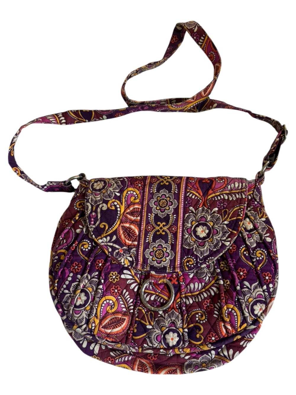 Vera Bradley Quilted Crossbody Bag in “Safari Sunset”